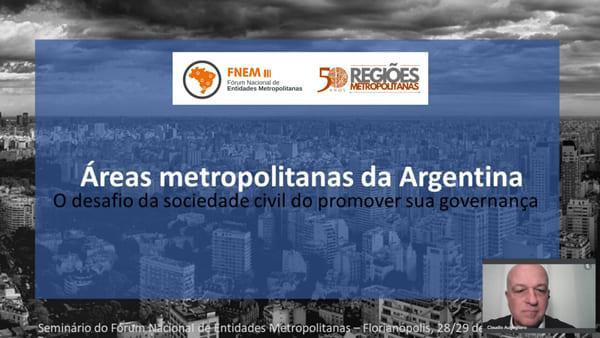 Participamos de la reunión anual del Fórum Nacional de Entidades Metropolitanas de Brasil