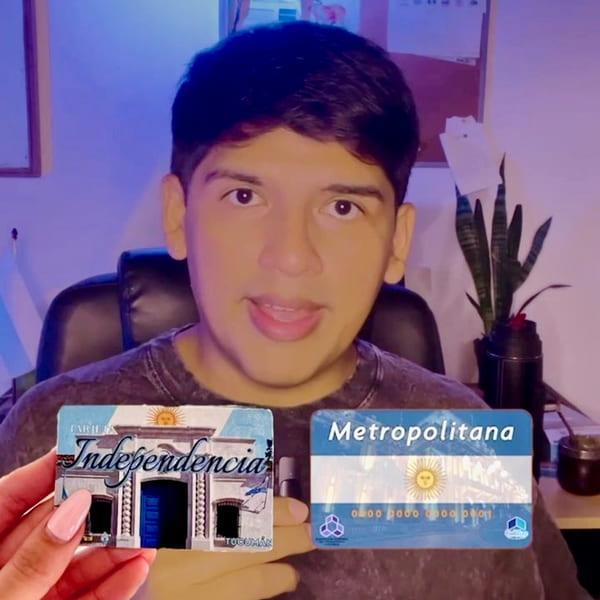 ¿Dos tarjetas para viajar en colectivo?