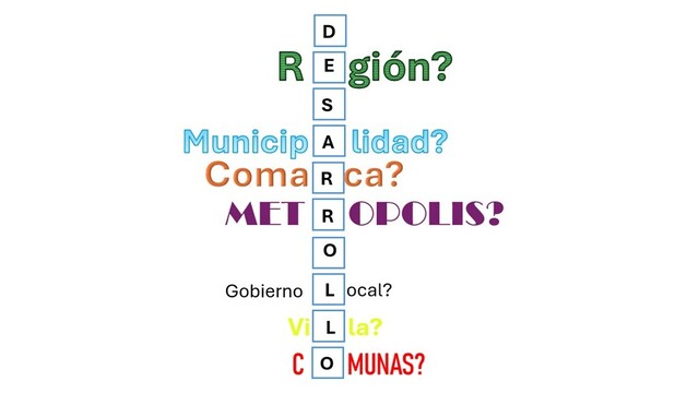 La escala necesaria para el desarrollo territorial
