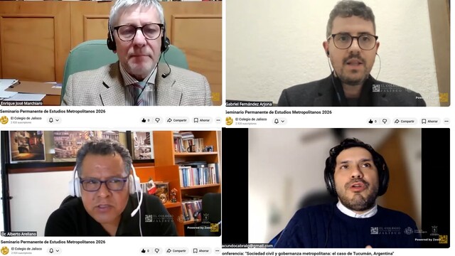 Participaciones en el Ciclo del Laboratorio de Estudios Metropolitanos